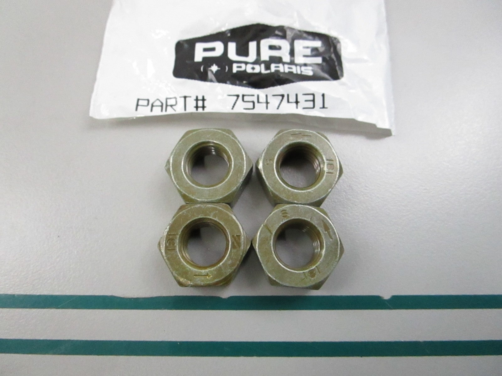 NEW OEM (LOT OF 4) 7547431 Polaris Nut 0810