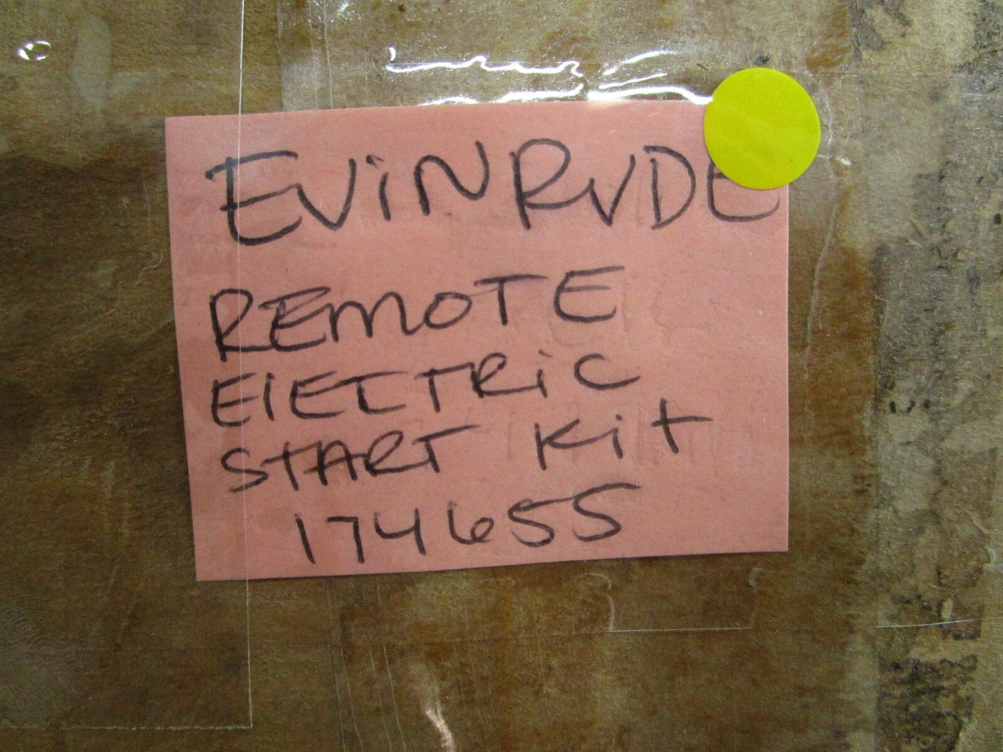 *NEW OEM* 0820 OMC Johnson Evinrude Remote Electric Start Kit 174655 0174655