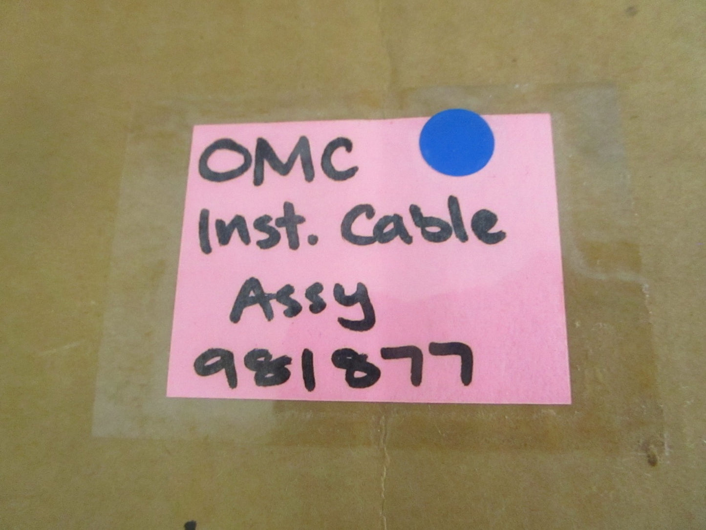 *NEW OEM* 0820 OMC Johnson Evinrude Instrument Cable Assy 981877 0981877