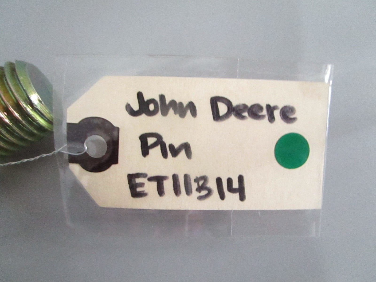 NEW OEM ET11314 John Deere Pin 0820