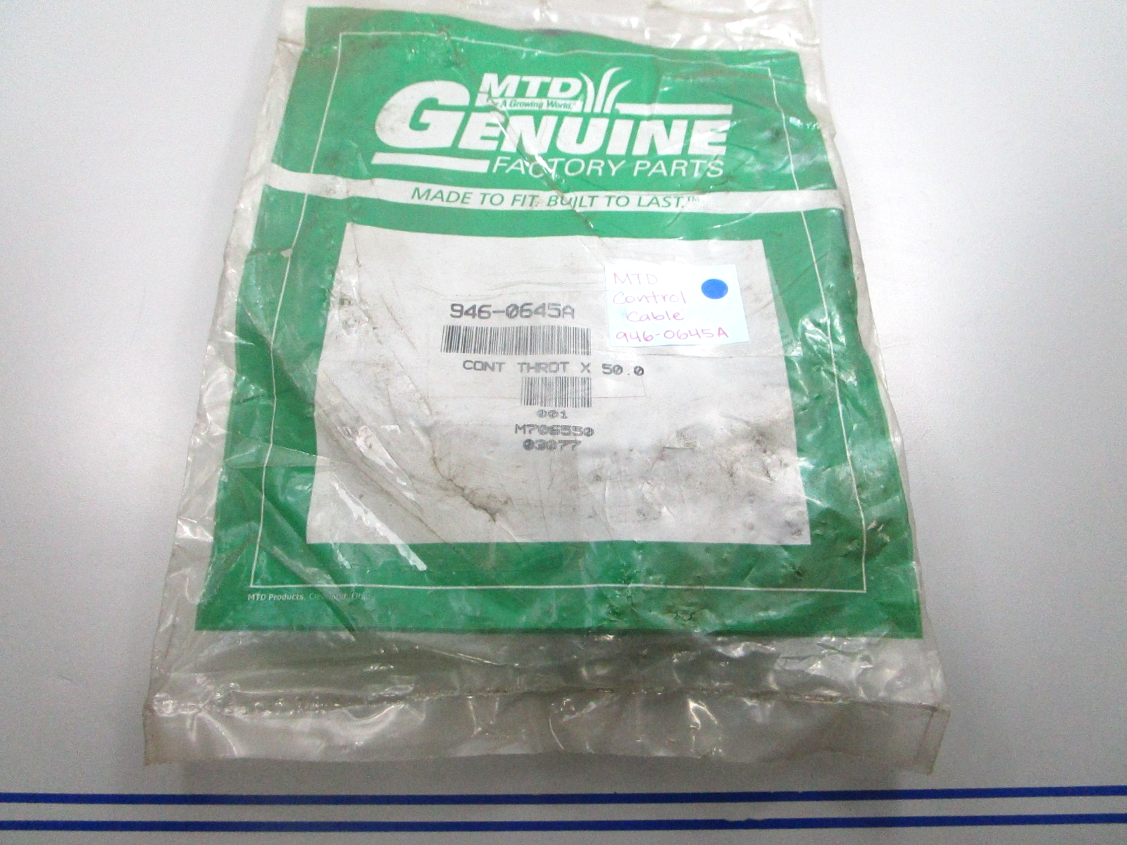 *NEW OEM* 0810 MTD Clutch Cable 946-0645A