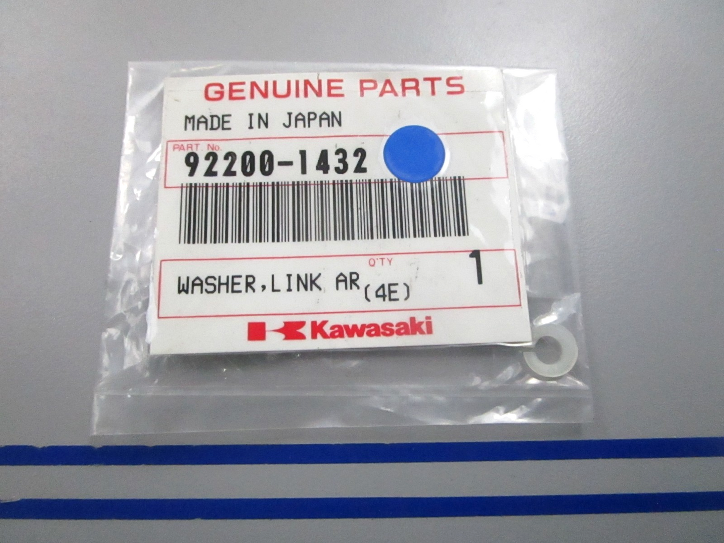 NEW OEM 92200-1432 Kawasaki Link Arm Washer 0810