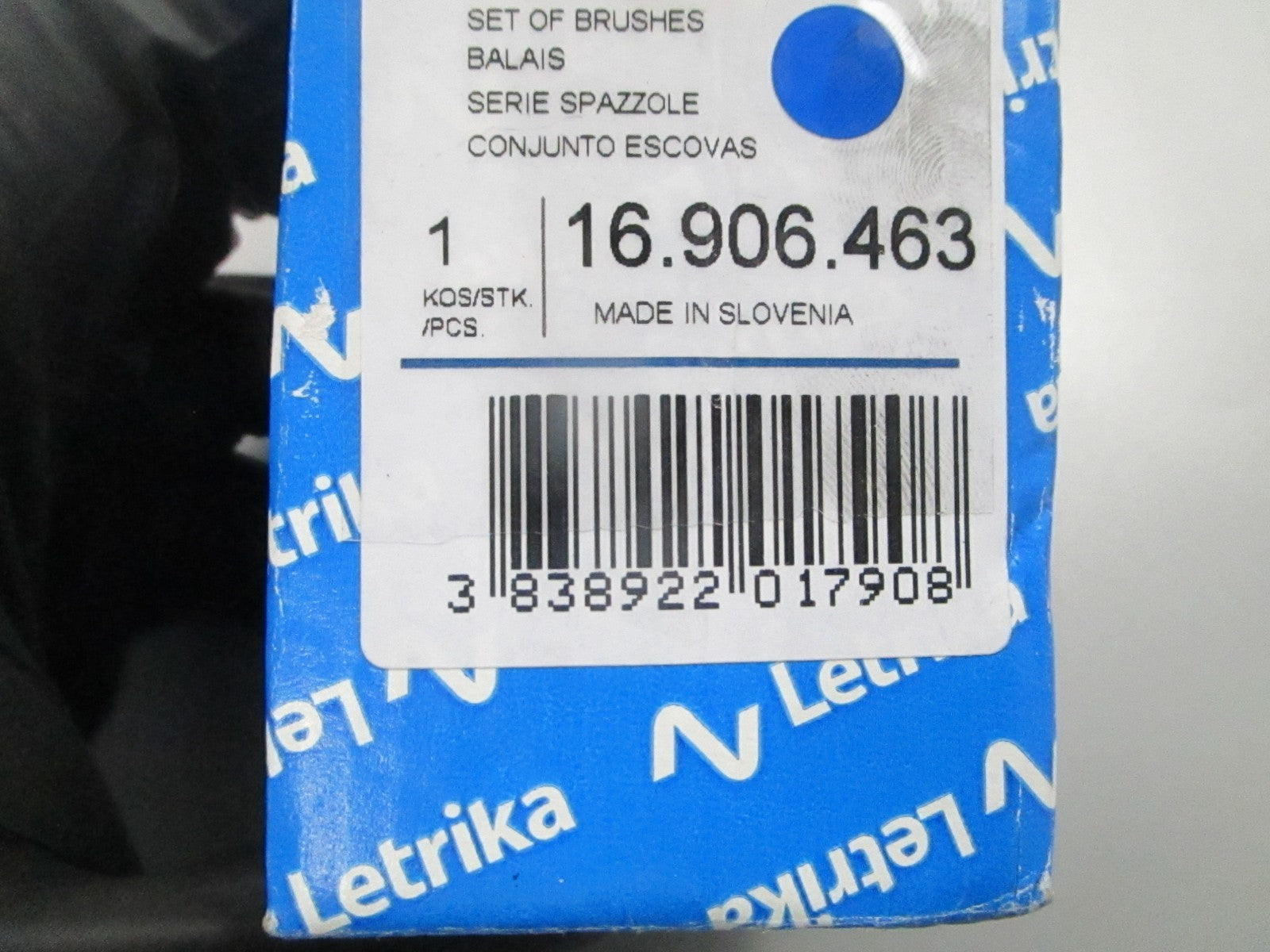 NEW Letrika 16.906.463 Brush Set of 4 0810