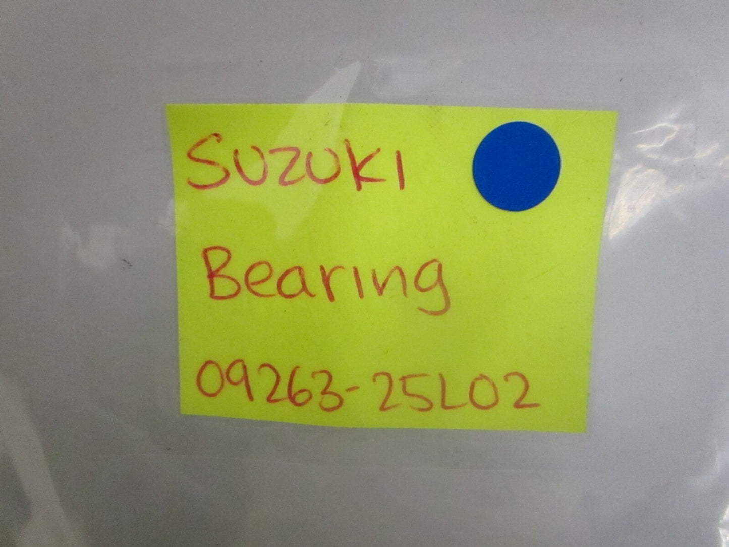 *NEW OEM* 0820 Suzuki Bearing 09263-25L02