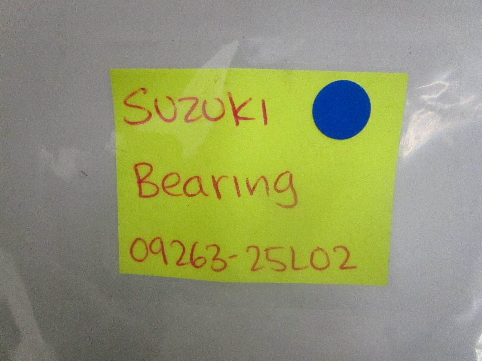 *NEW OEM* 0820 Suzuki Bearing 09263-25L02
