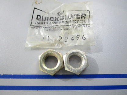NEW OEM (LOT OF 2) 11-22496 Mercury Quicksilver Nut 0810