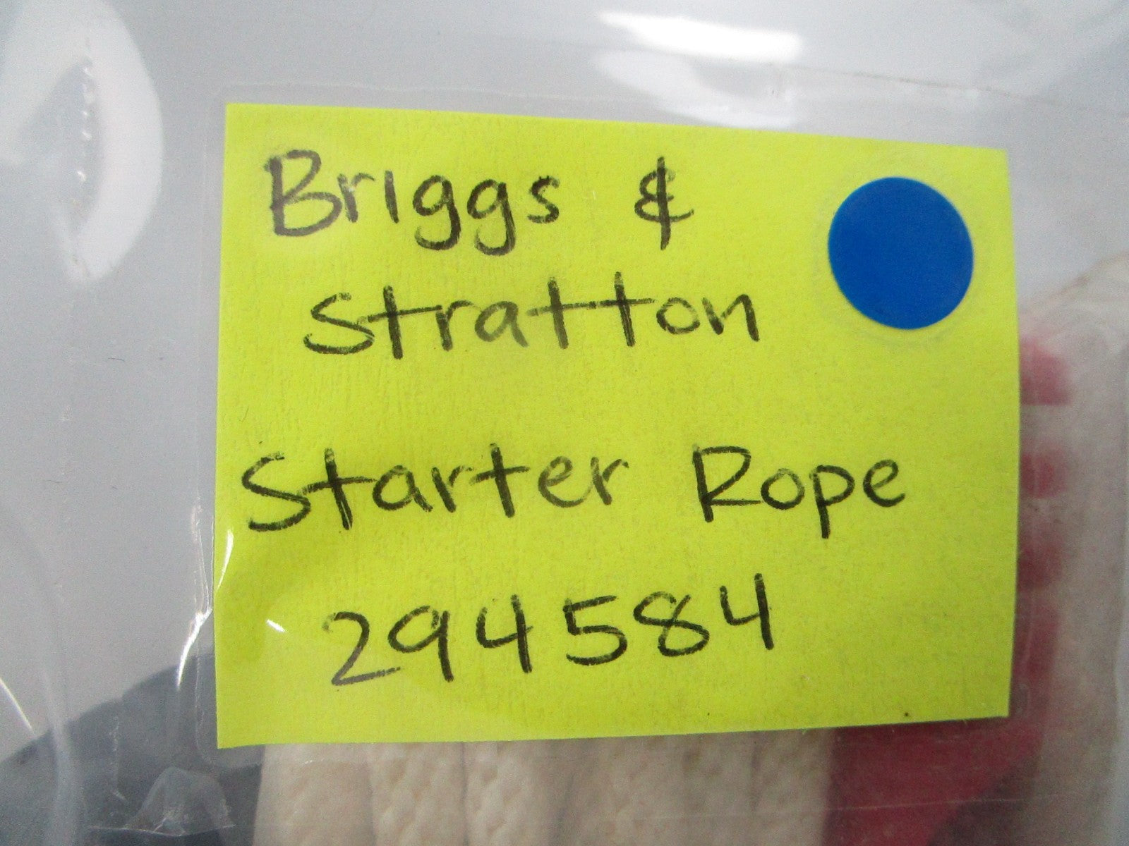 NEW OEM Briggs & Stratton 294584 Starter Rope 0810