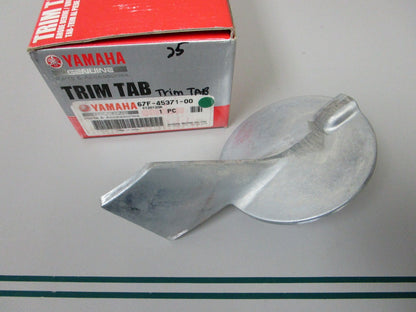 NEW OEM 67F-45371-00-00 Yamaha Trim Tab 0810