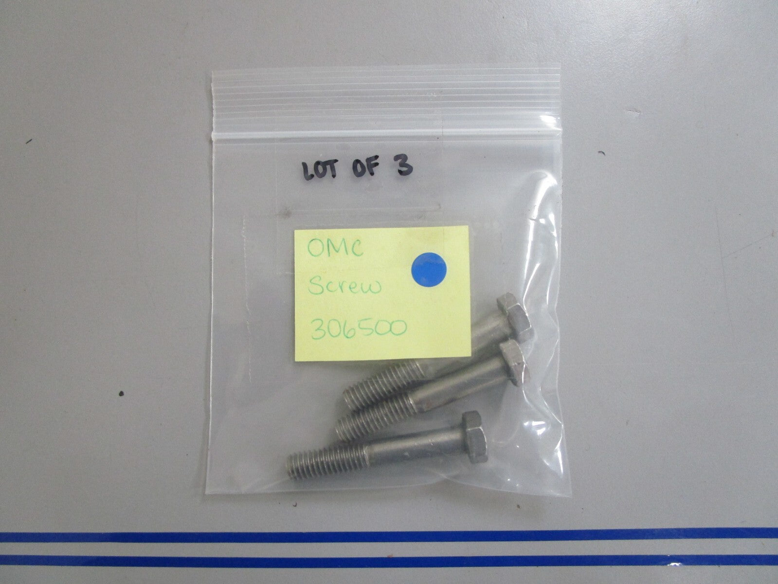 *NEW OEM* (LOT OF 3) 0810 OMC Johnson Evinrude Screw 306500 0306500