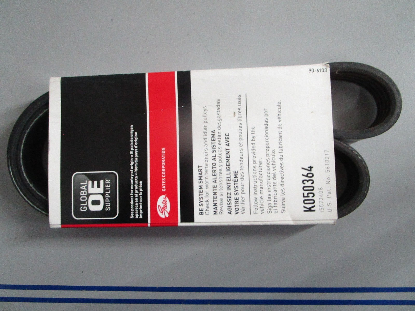 NEW K050364 Gates Century Series Micro-V Serpentine Belt 0820
