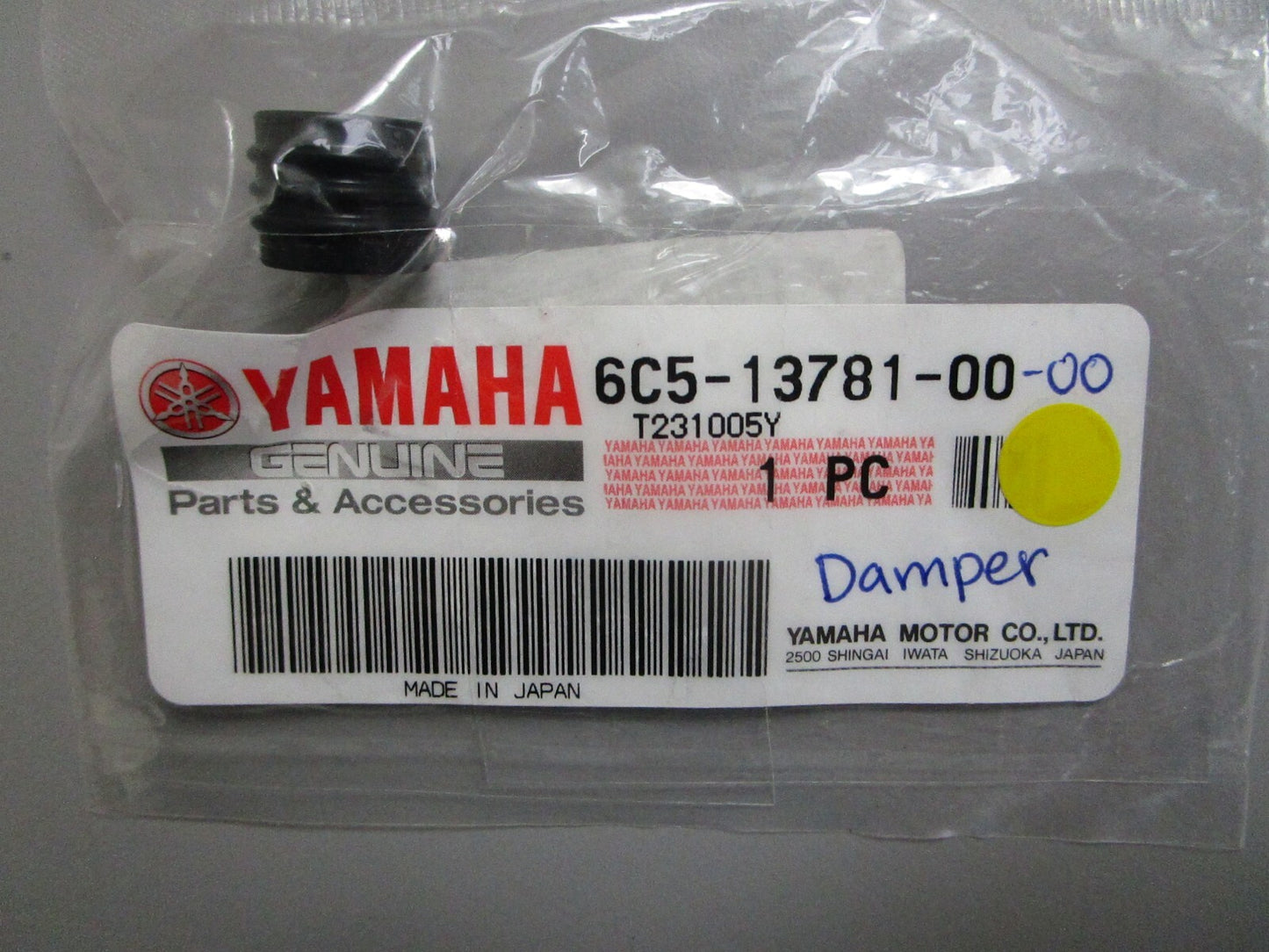 *NEW OEM* 0750 Yamaha DAMPER 6C5-13781-00-00