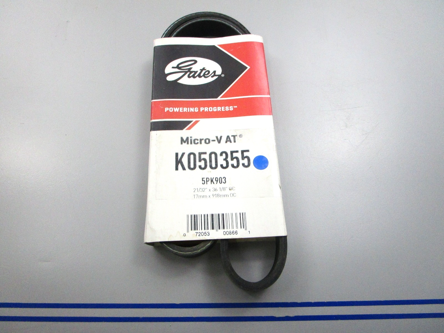 NEW K050355 Gates Micro-V AT Serpentine Belt 0810