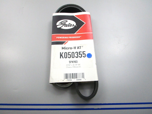 NEW K050355 Gates Micro-V AT Serpentine Belt 0810