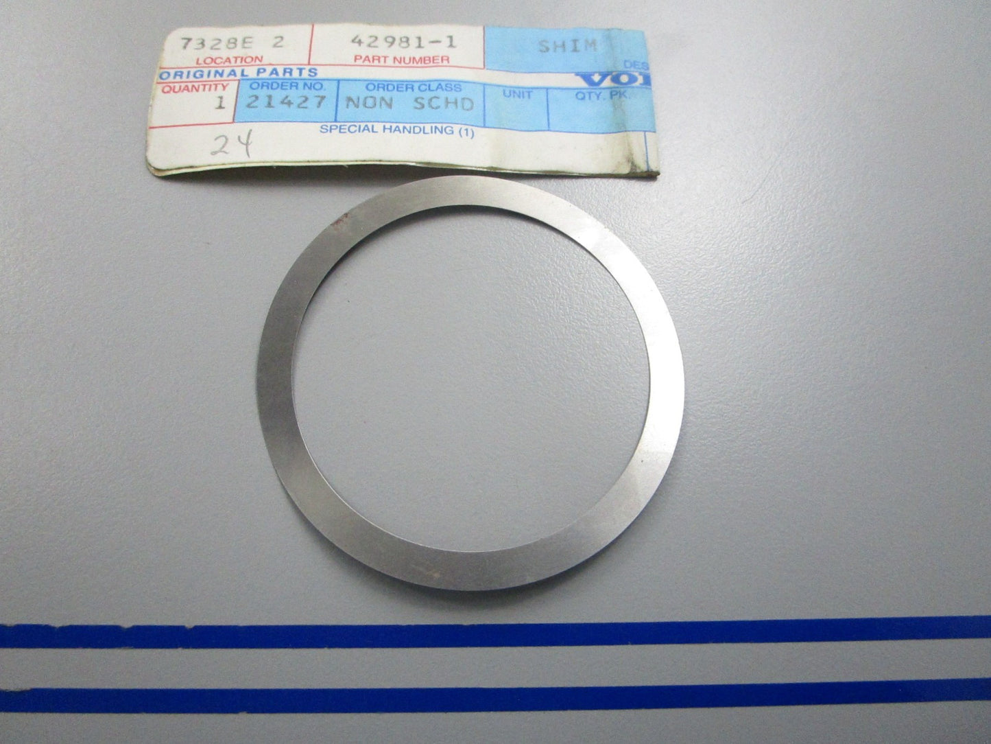 NEW OEM 42981 Volvo Penta Shim 0810