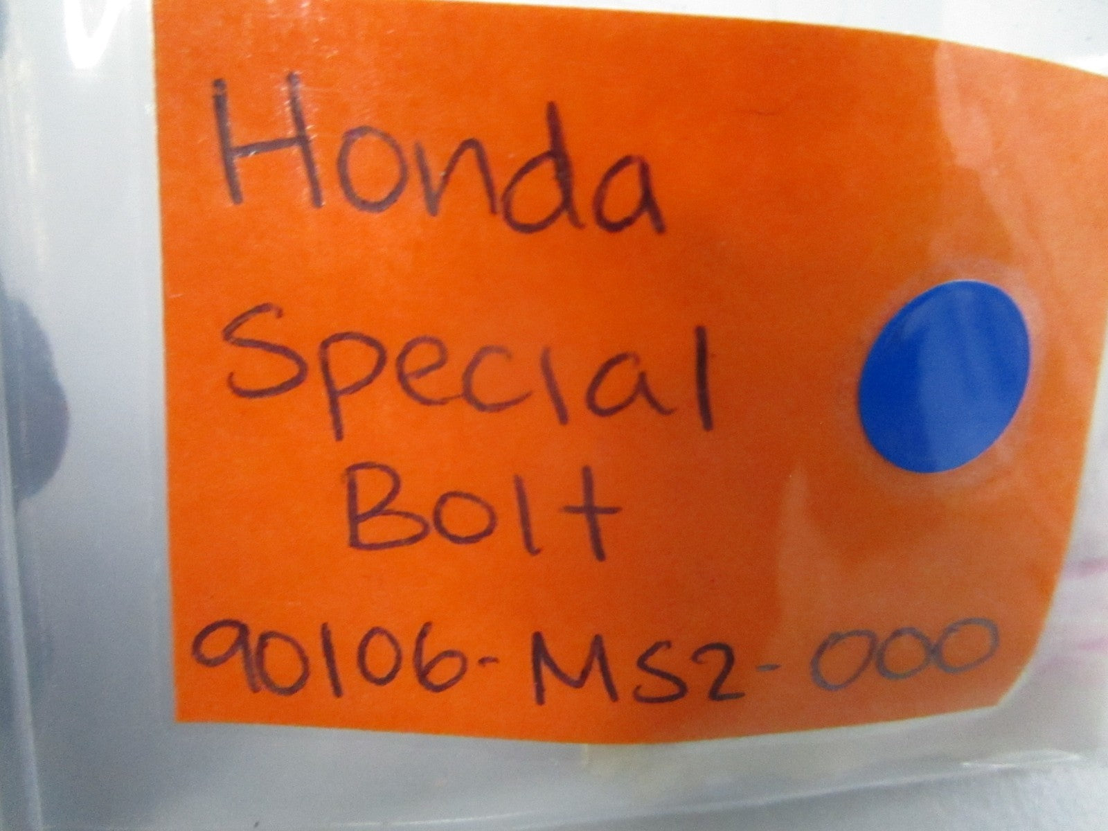 *NEW OEM* 0810 Honda Special Bolt 90106-MS2-000