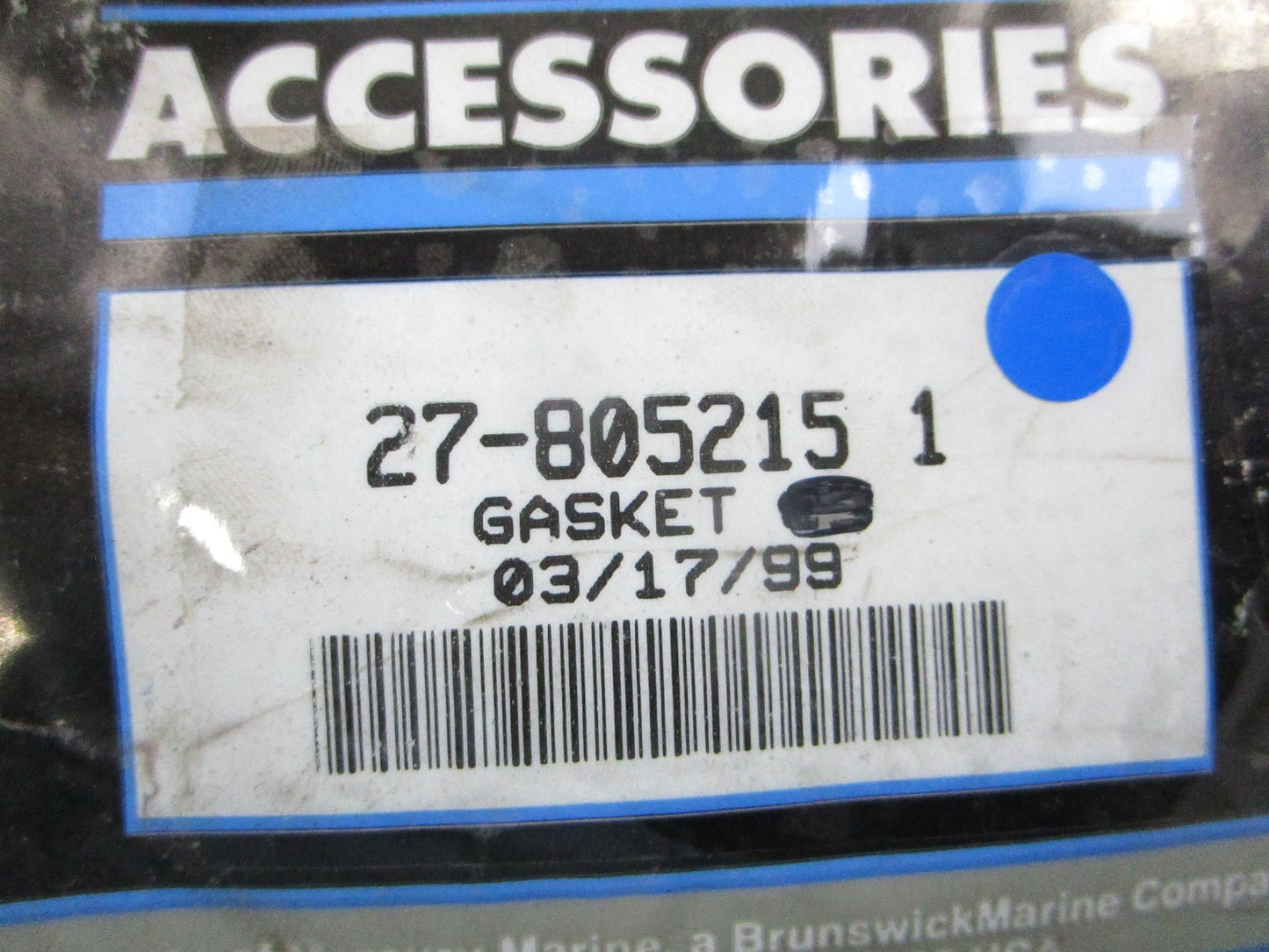 NEW OEM 27-805215 1 Mercury Quicksilver Gasket 0810