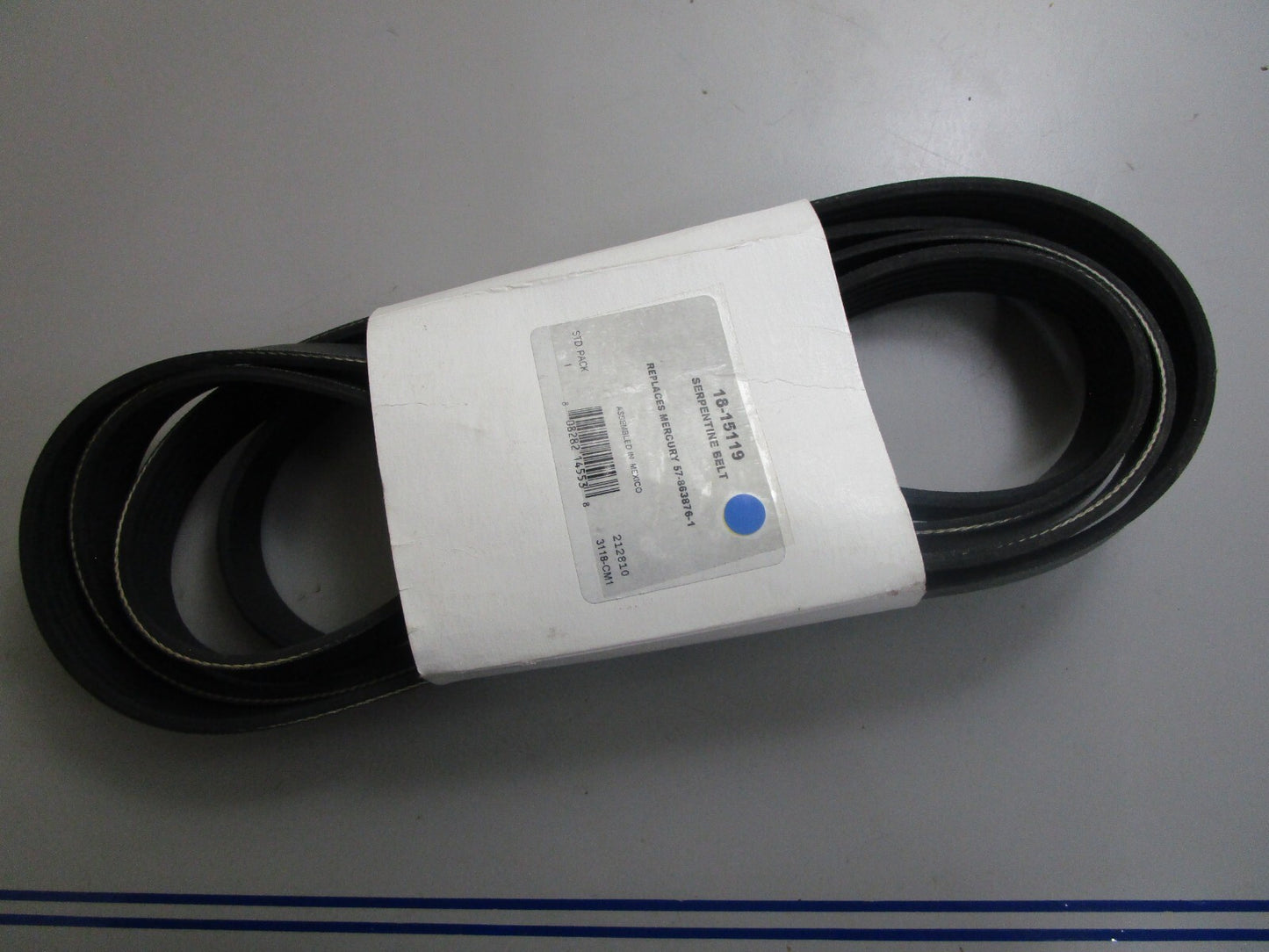 NEW 18-15119 Replaces: Mercury 57-863876-1 Sierra Serpentine Belt 0820