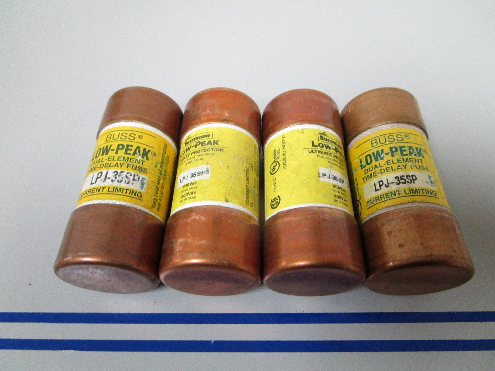 NEW OEM LPJ-35SP Bussman Low-Peak Dual Element Time Delay Class J Fuse (4) 0720