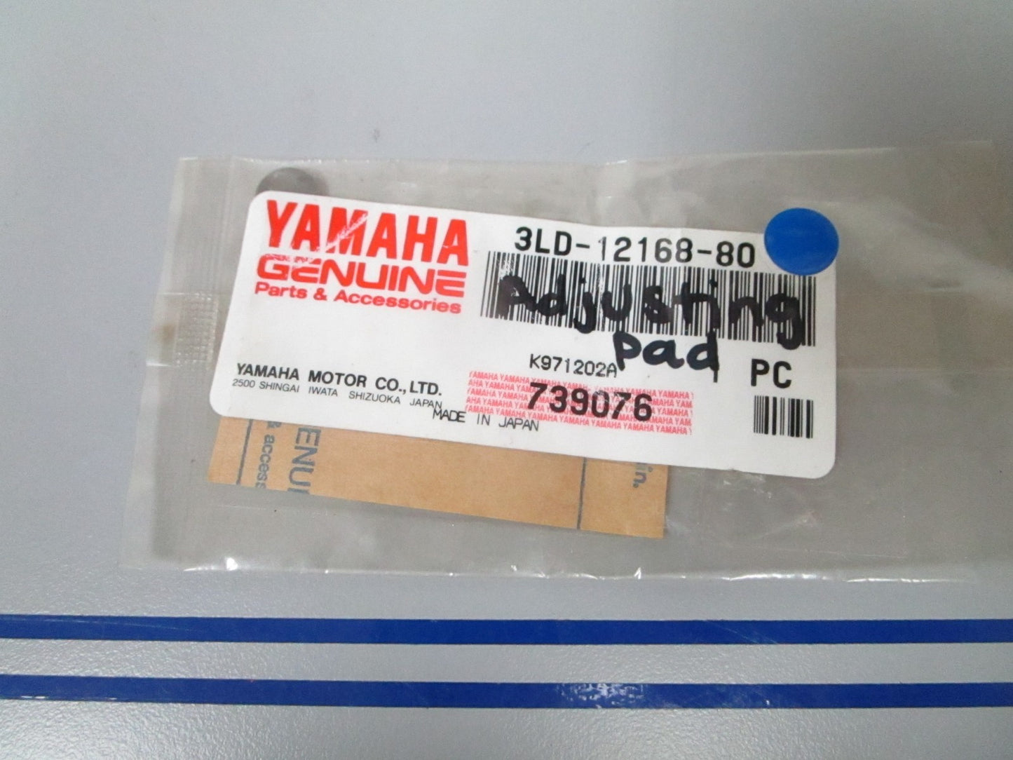 NEW OEM 3LD-12168-80 Yamaha Adjusting Pad 0720
