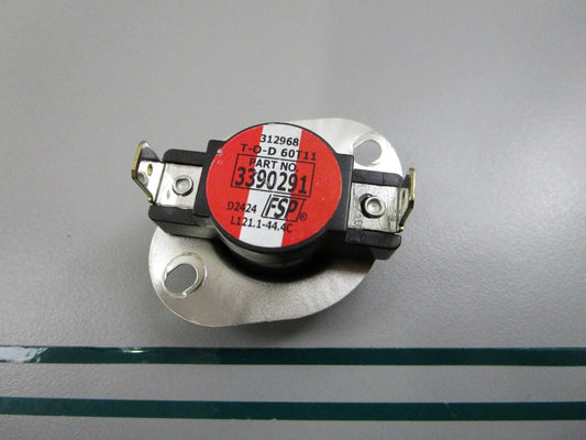 Whirlpool NEW OEM Dryer High Limit Thermostat WP3390291 Maytag Roper NOS 0810