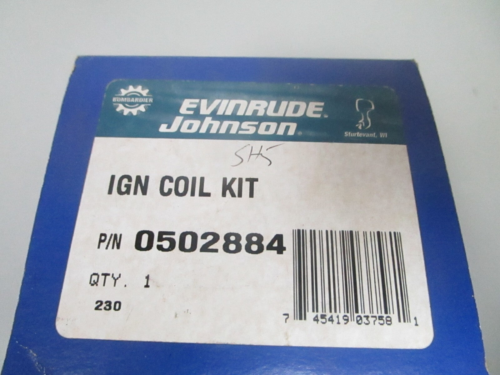 *NEW OEM* 0810 OMC Johnson Evinrude Coil Kit 502884 0502884