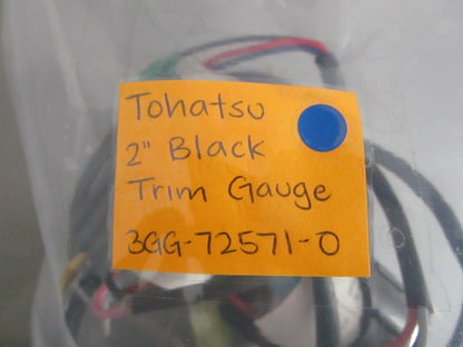 NEW OEM 3GG-72571-0 Tohatsu 2" Black Trim Gauge 0820