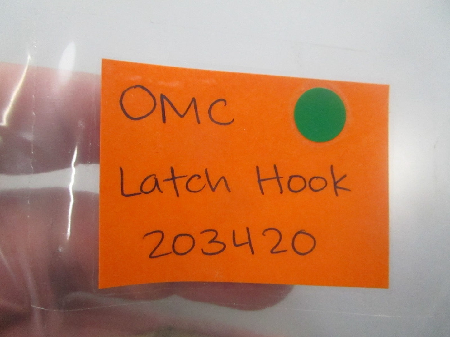 NEW OEM 203420 0203420 OMC Johnson Evinrude Latch Hook 0810
