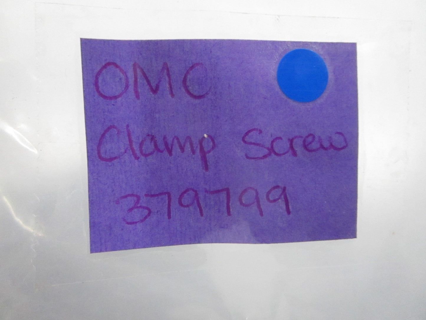 NEW OEM 379799 0379799 OMC Johnson Evinrude Clamp Screw 0810