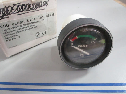 NEW OEM N02-230-712 02230712 VDO 12V Water Tank Gauge 0820