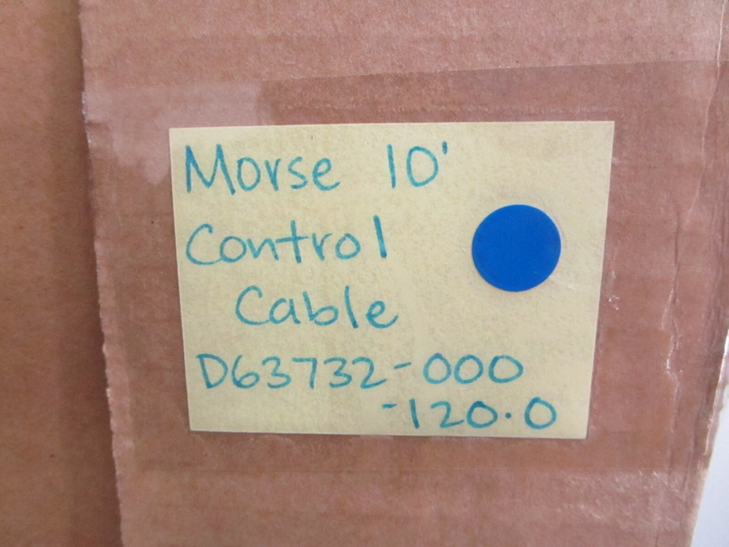 *NEW* 0820 Morse 10' "Red Jaket" Control Cable D63732-000-0120