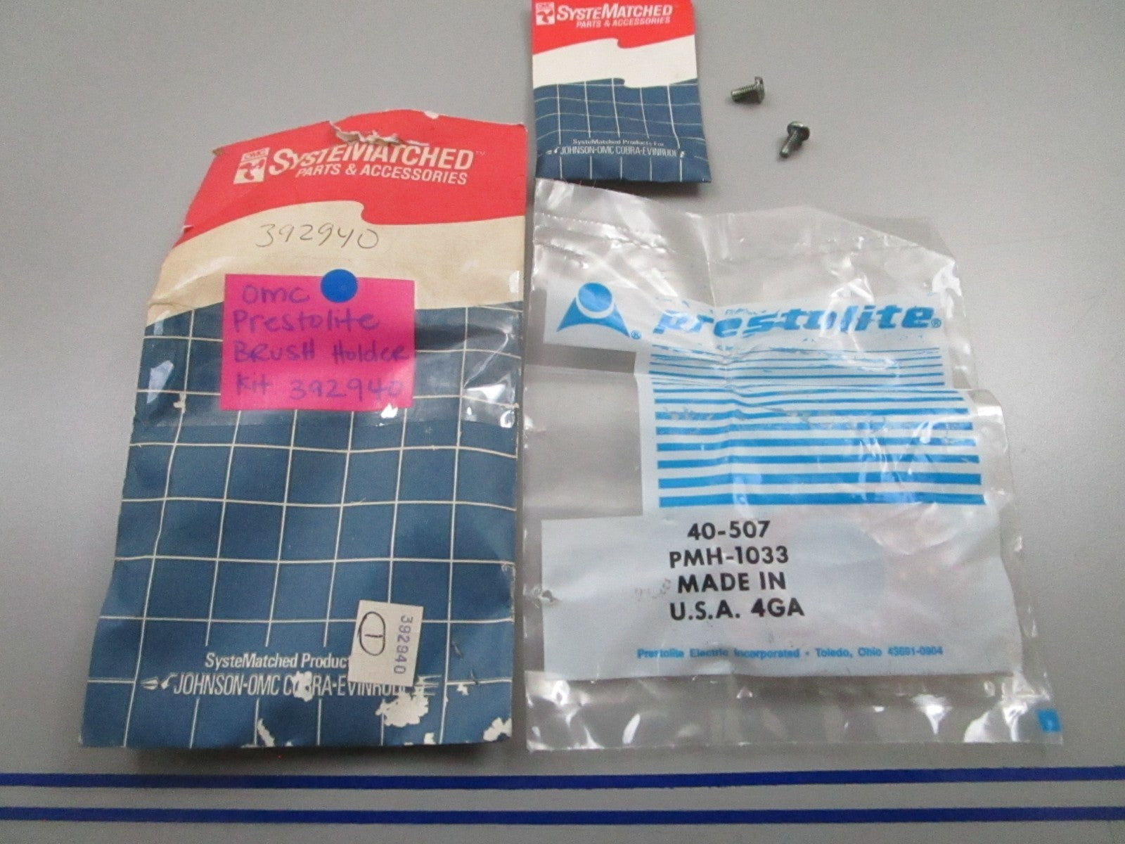 *NEW OEM* 0810 OMC Prestolite Brush Holder Kit 392940 0392940