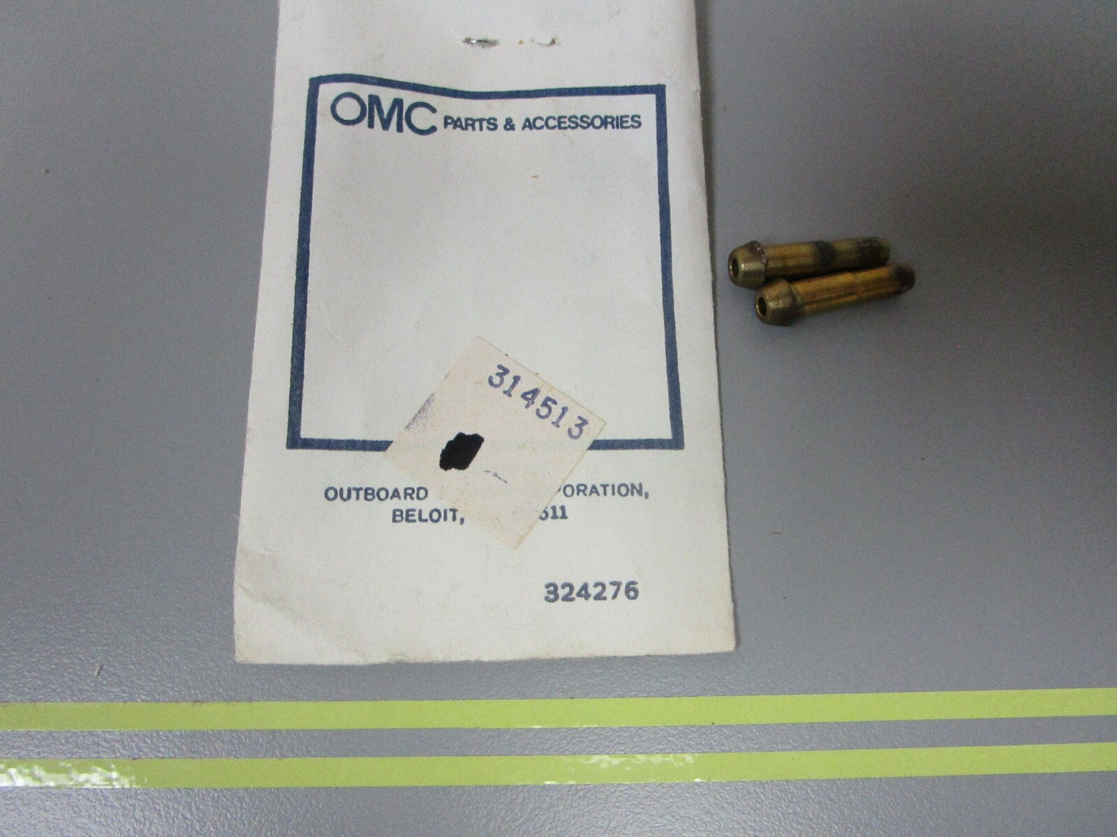 *NEW OEM* (LOT OF 2) 0750 OMC Johnson  NIPPLE 314513 0314513