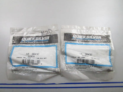 *NEW OEM* (LOT OF 2) 0810 Mercury Quicksilver Screw 10-88432