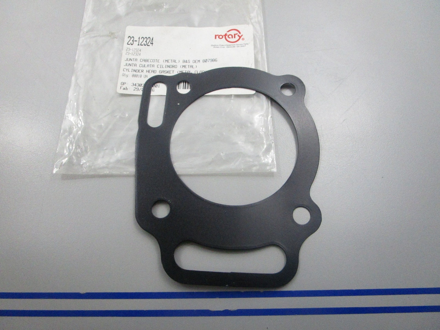 NEW 23-12324 Replaces: 807986 Rotary Cylinder Head Gasket 0810