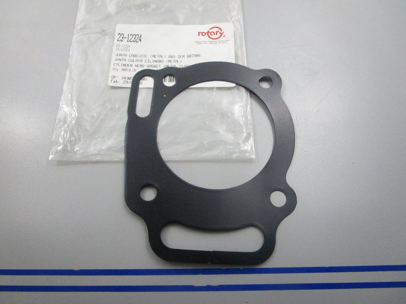 NEW 23-12324 Replaces: 807986 Rotary Cylinder Head Gasket 0810