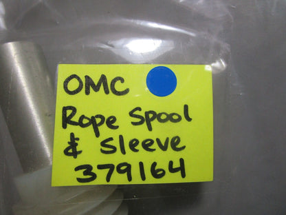 *NEW OEM* 0810 OMC Johnson Evinrude Rope Spool & Sleeve 379164 0379164