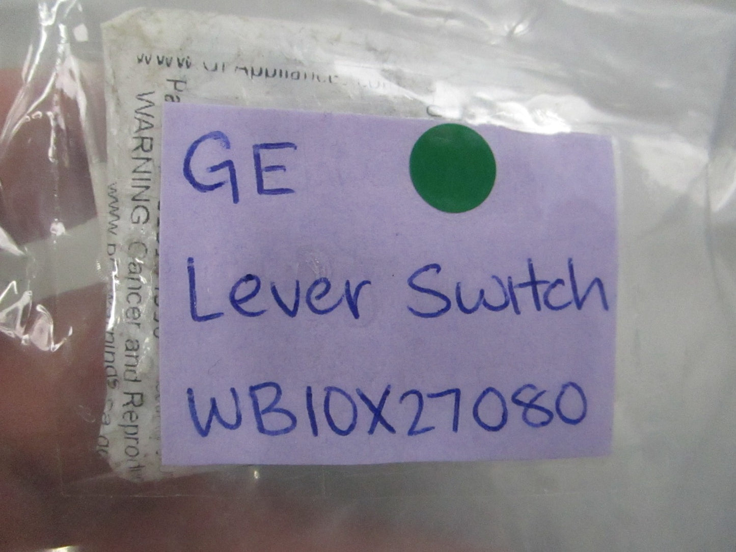 GE NEW OEM Microwave Door Interlock Lever Switch WB10X27080 CEB JES 0810