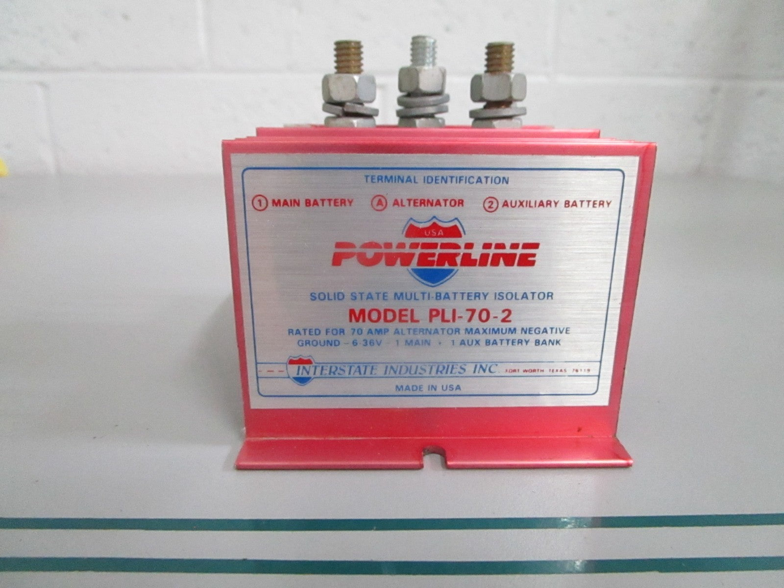 NEW OEM PLI-70-2 Powerline Solid State Multi-Battery Isolator 0820