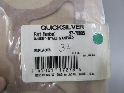 NEW OEM 27-70905 Mercury Quicksilver Gasket 0810