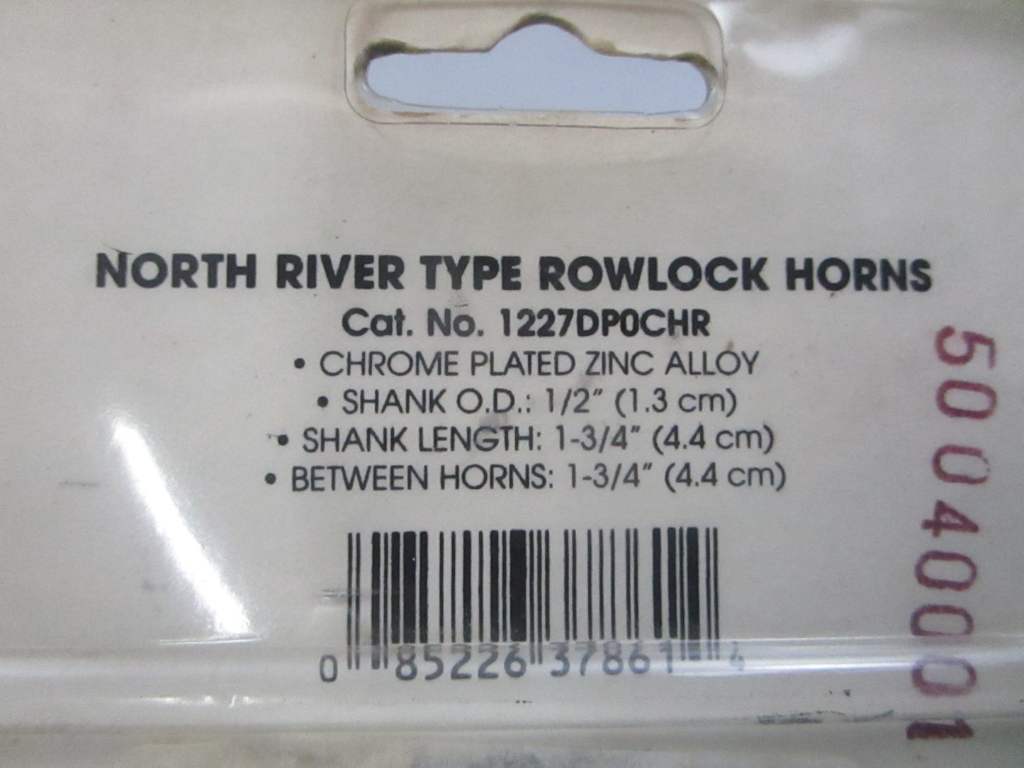 NEW OEM 1227DP0CHR Perko North Rive Type Rowlock Horns 0810