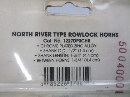 NEW OEM 1227DP0CHR Perko North Rive Type Rowlock Horns 0810