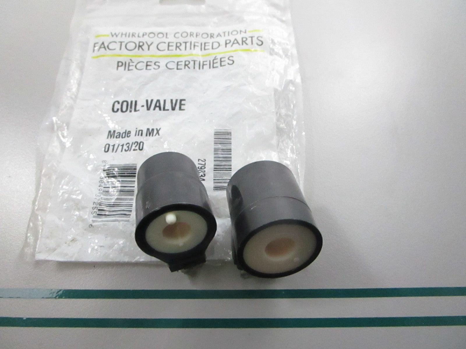 NEW OEM 279834 Whirlpool Valve Coil Kit 0810