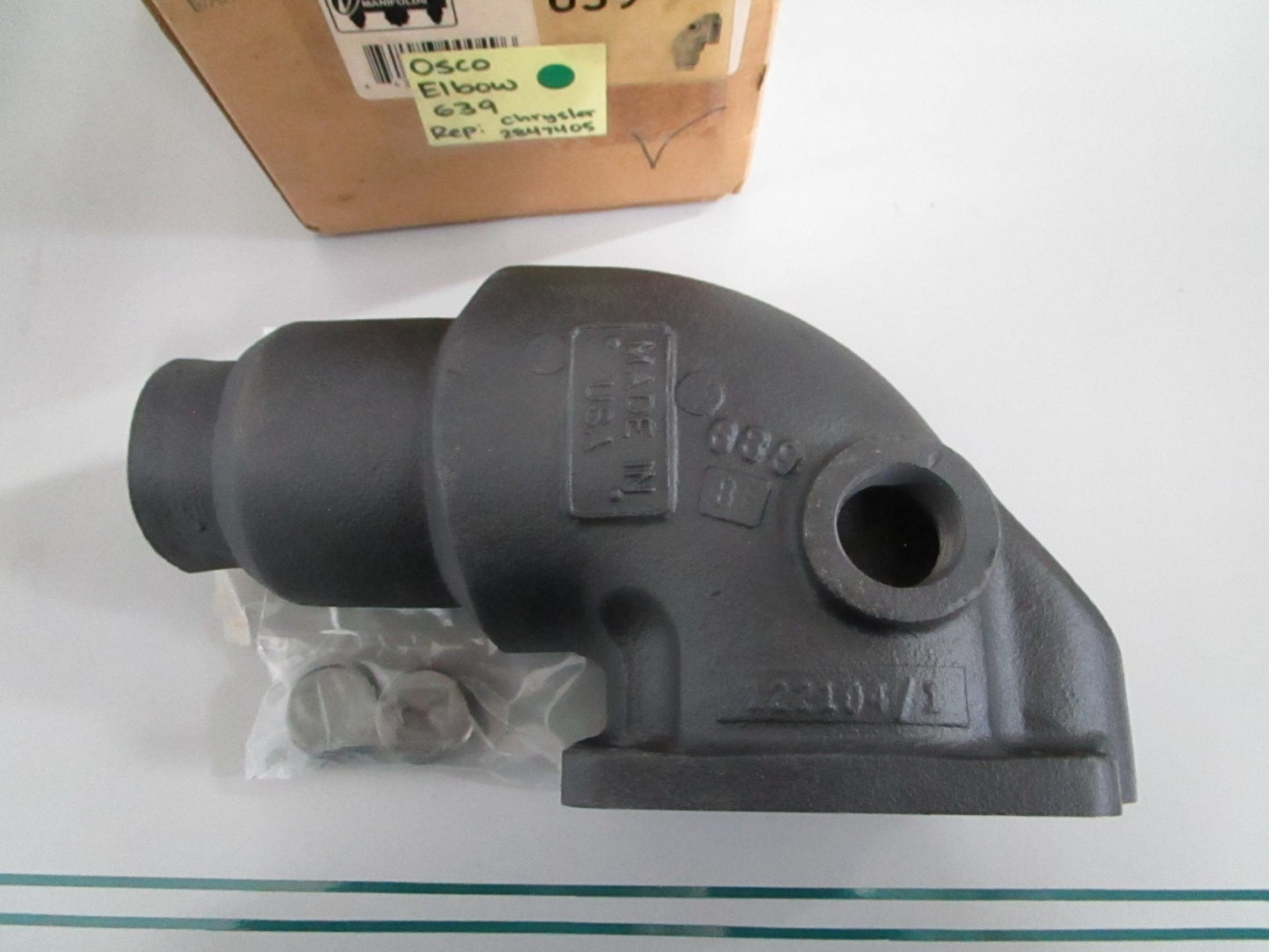 NEW 639 Osco Elbow Replaces: 2847405 Chrysler 0820
