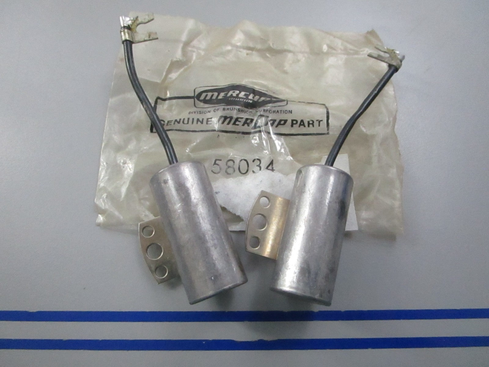 NEW OEM (LOT OF 2) 58034 Mercury Quicksilver Condenser 0810