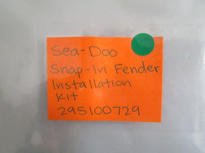 NEW OEM 295100729 Sea-Doo Snap-In Fender Installation Kit 0820