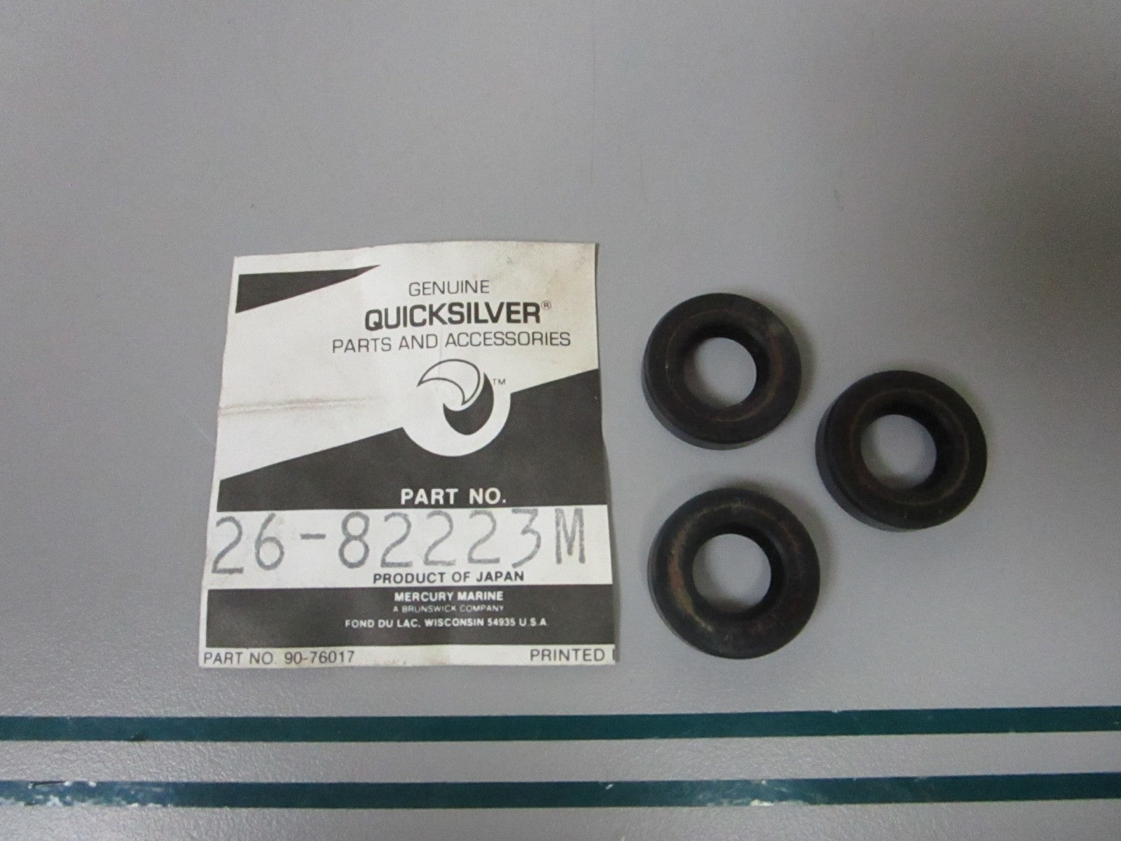 NEW OEM (LOT OF 3) 26-82223M Mercury Quicksilver Seal 0810