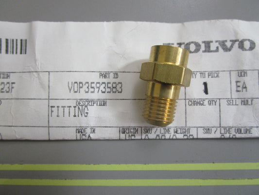 *NEW OEM* 0820 Volvo Penta Fitting 3593583