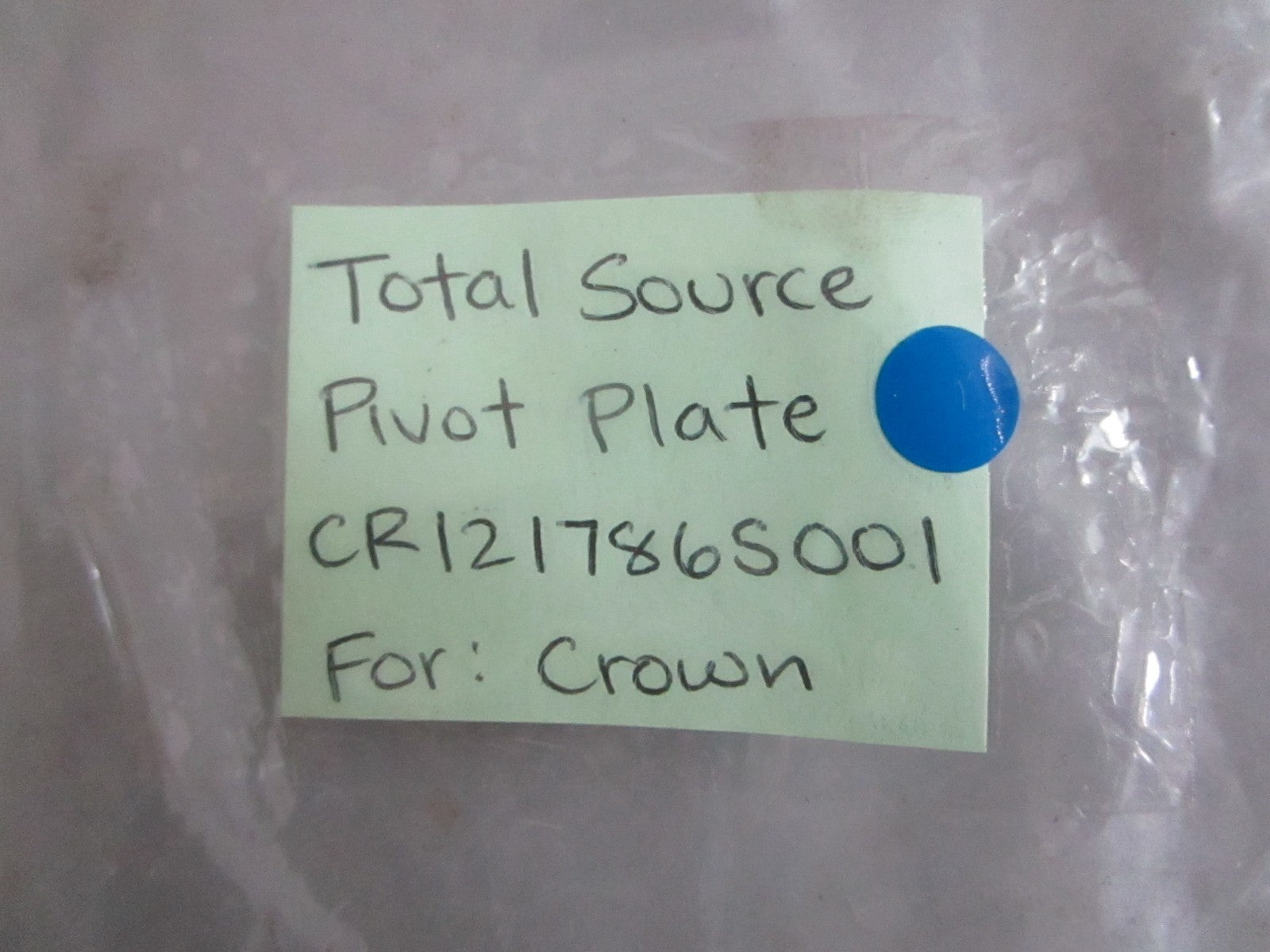 *NEW* 0820 Total Source Pivot Plate CR121786S001 For Crown 121786S001