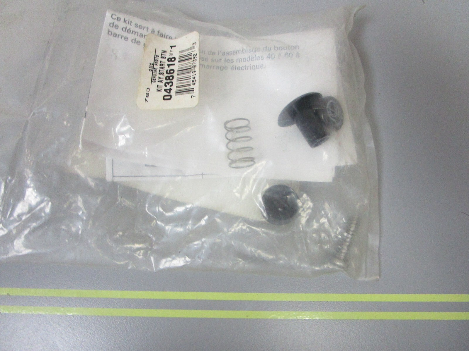 *NEW OEM* 0810 OMC Johnson Evinrude Start Button Kit 438618 0438618