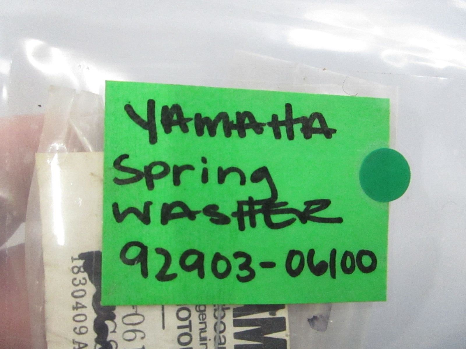 NEW OEM (LOT OF 6) 92903-06100 Yamaha Spring Washer 0810